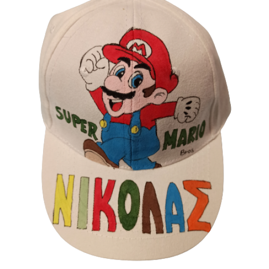 παιδικό καπελάκι super Mario