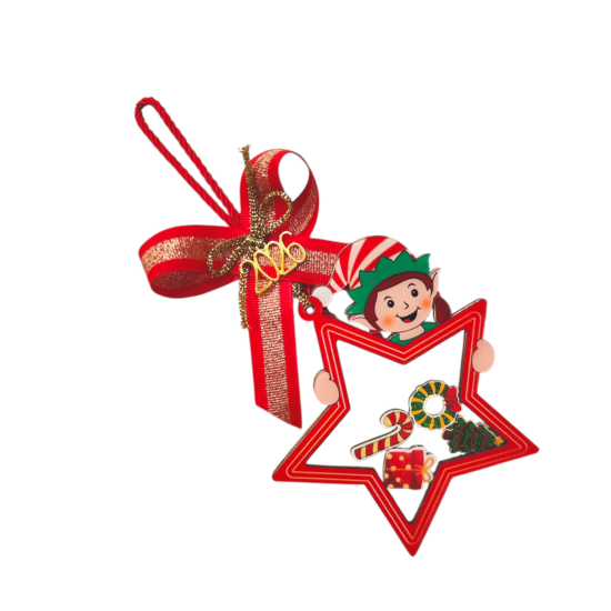 Χειροποίητο Γούρι “Αστέρι με Ξωτικό 2026”