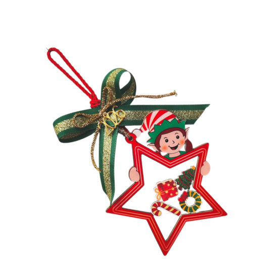 Χειροποίητο Γούρι “Αστέρι με Ξωτικό 2026”