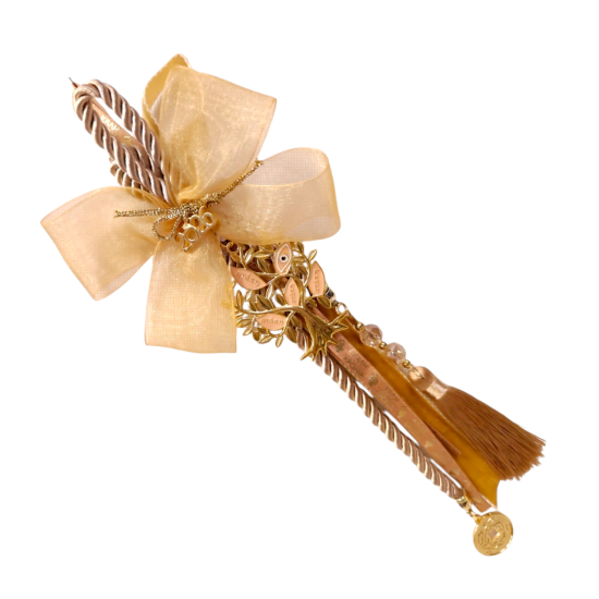 Χειροποίητο Γούρι "μεταλλικό δέντρο με σμάλτο 2026"