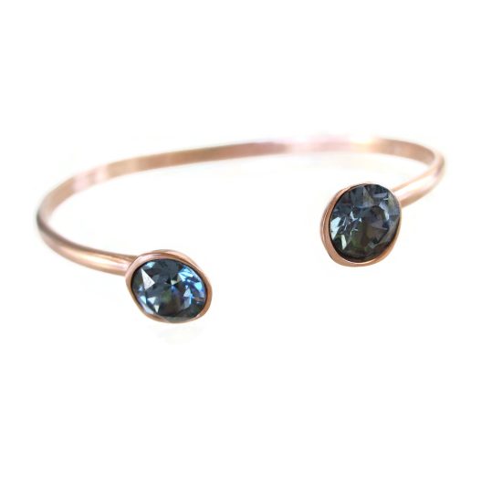 SWAROVSKI BRACELETS RGOLD CRYSTAL BLUE 1