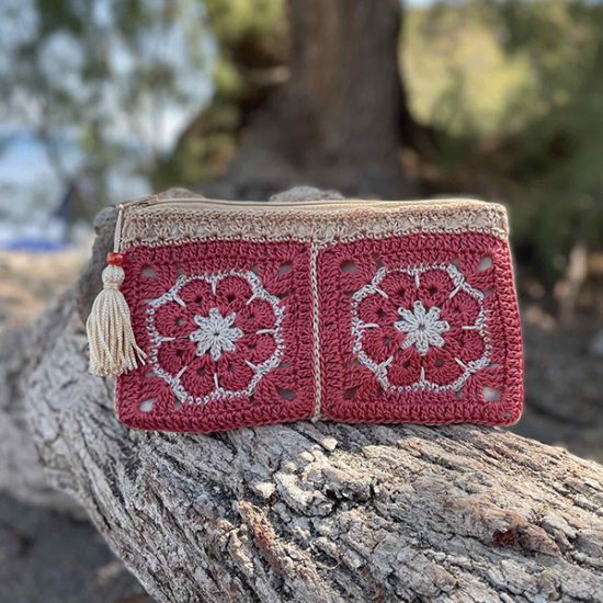 Terracotta Bloom Pouch 1