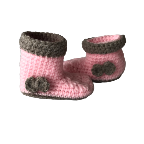 ΗΚ booties ribbon 1